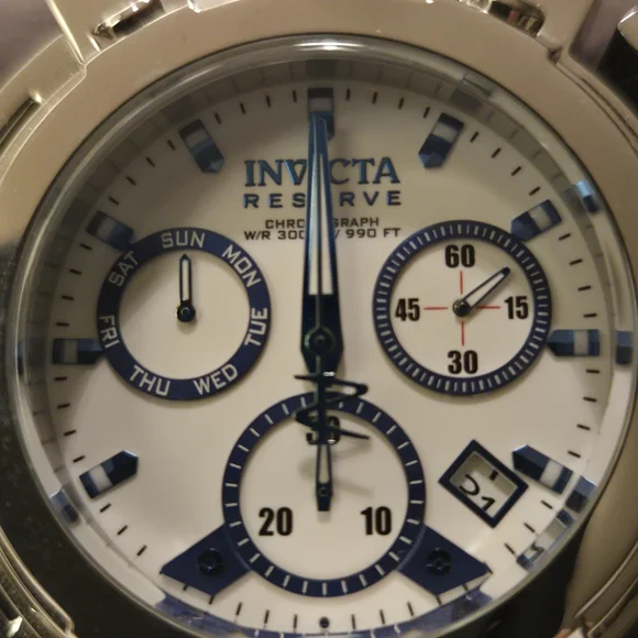 Invicta Reserve Silver and Blue 46mm X Wing Watch - Picture 3 of 7
